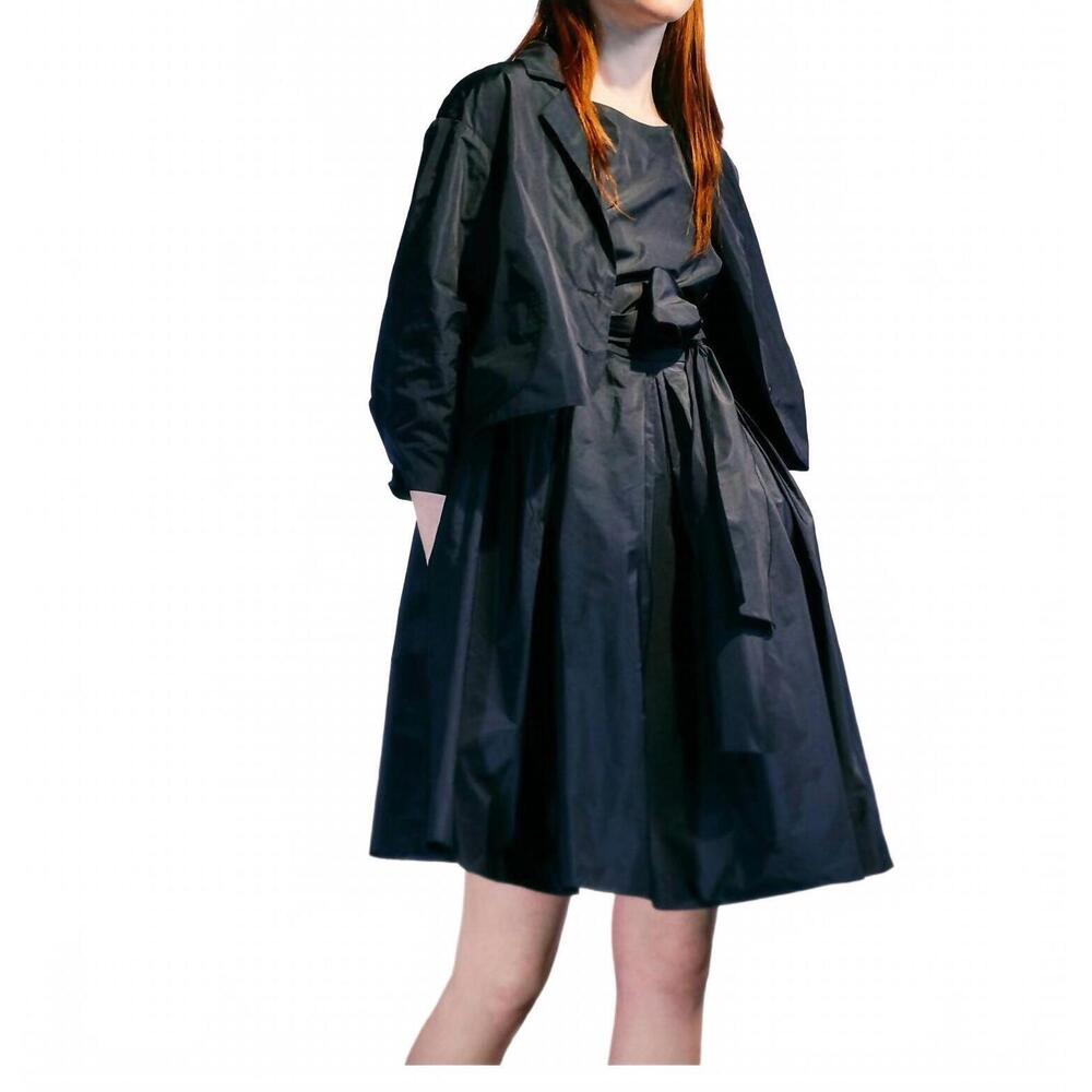 NEW SUSANNE BOMMER midi dress in blue moon